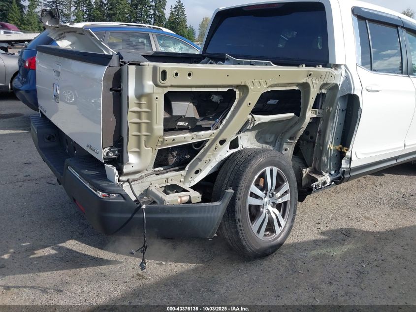 2017 Honda Ridgeline Rts VIN: 5FPYK3F43HB015735 Lot: 43376136