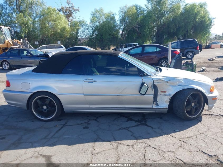 2002 BMW 325Ci VIN: WBABS33452PG85058 Lot: 43376156