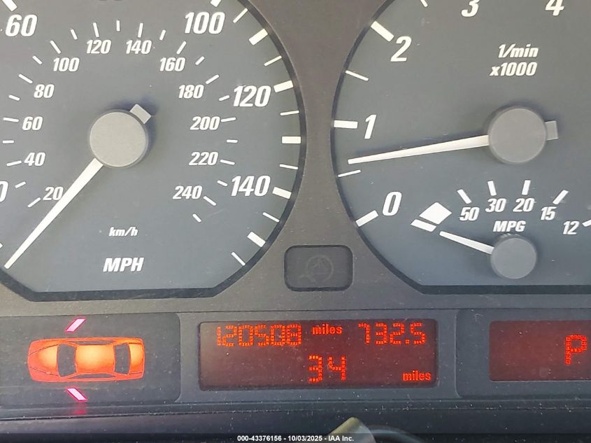 2002 BMW 325Ci VIN: WBABS33452PG85058 Lot: 43376156