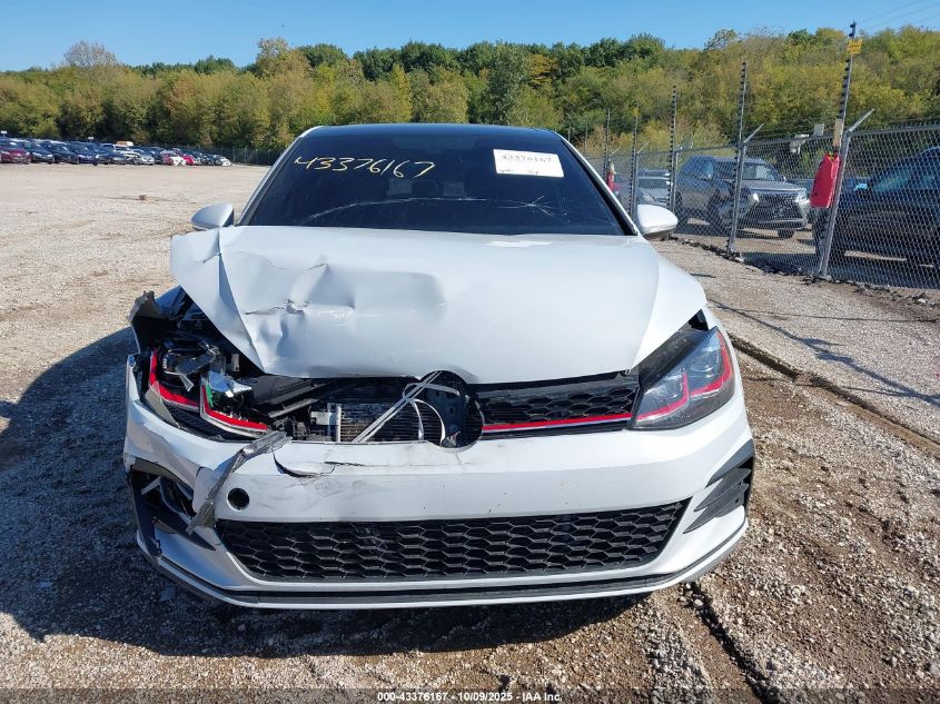 2018 Volkswagen Golf Gti 2.0T Autobahn/2.0T S/2.0T Se VIN: 3VW447AU3JM260937 Lot: 43376167