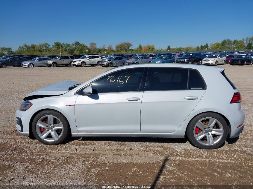 2018 Volkswagen Golf Gti 2.0T Autobahn/2.0T S/2.0T Se VIN: 3VW447AU3JM260937 Lot: 43376167