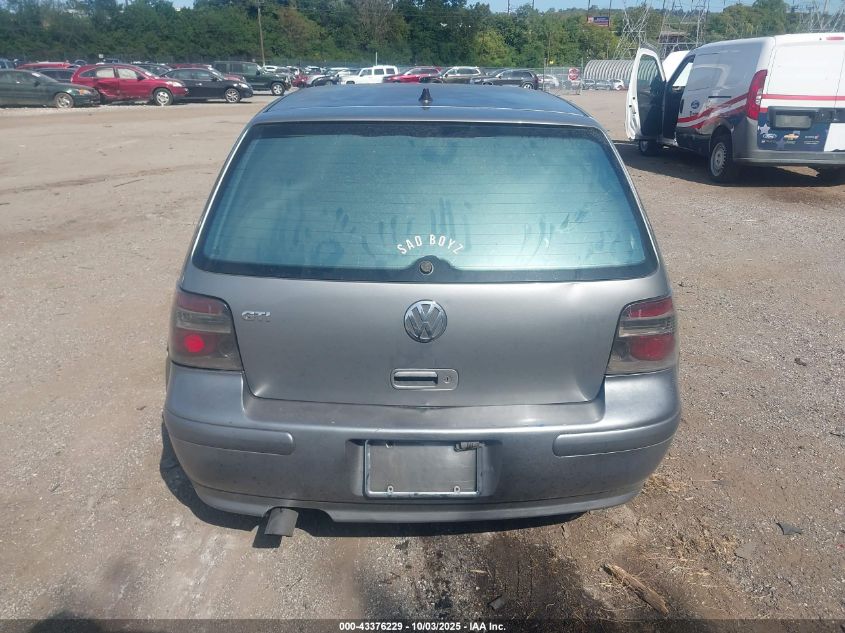 2003 Volkswagen Gti VIN: 9BWDE61J534060467 Lot: 43376229