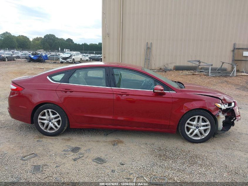 2016 Ford Fusion Se VIN: 1FA6P0H73G5123592 Lot: 43376253