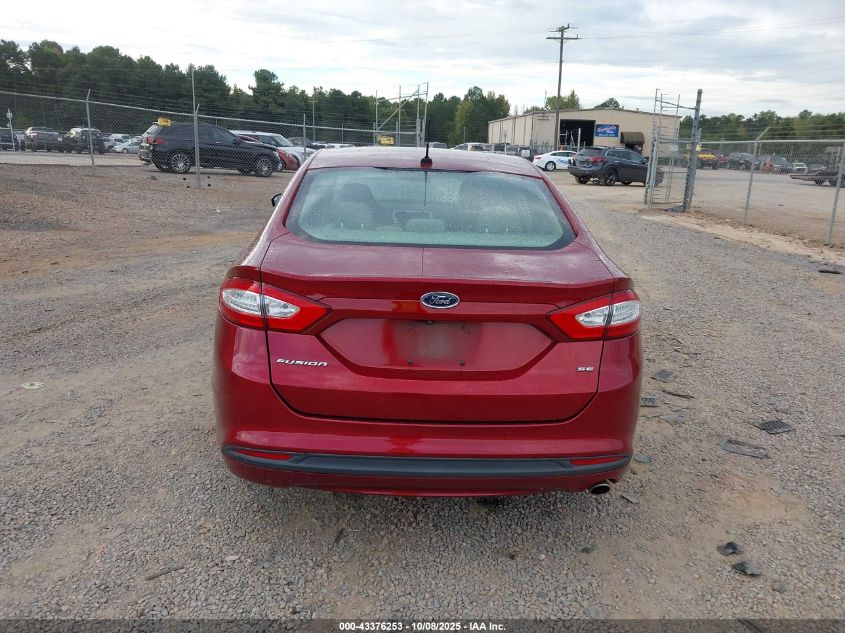 2016 Ford Fusion Se VIN: 1FA6P0H73G5123592 Lot: 43376253