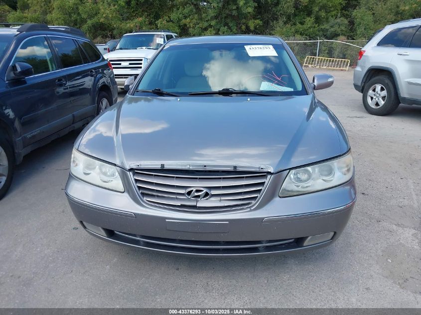 2008 Hyundai Azera Limited VIN: KMHFC46F58A295375 Lot: 43376293