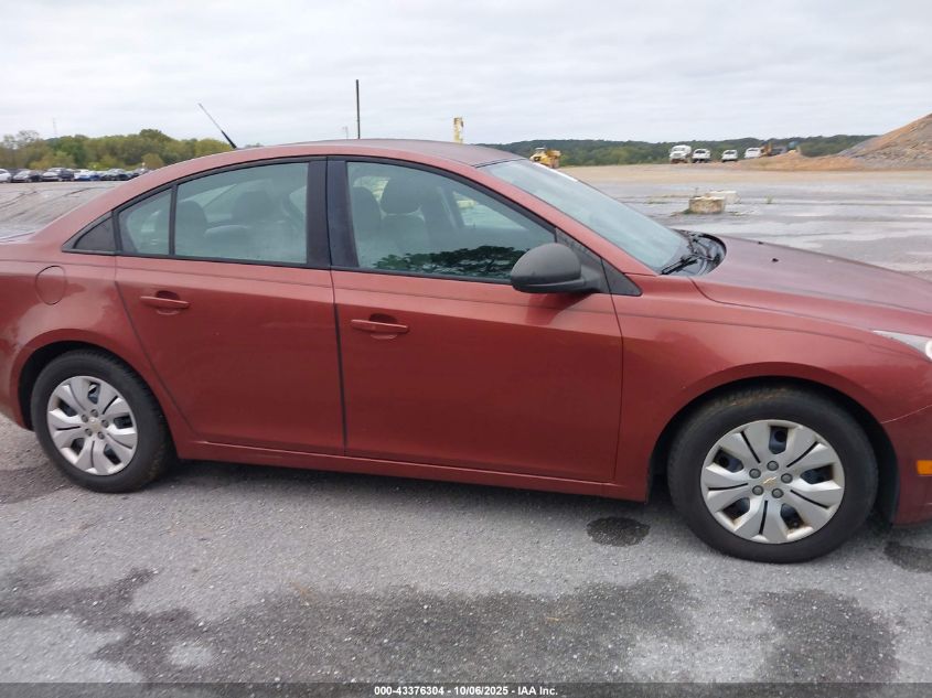 2013 Chevrolet Cruze Ls Auto VIN: 1G1PA5SH2D7105026 Lot: 43376304