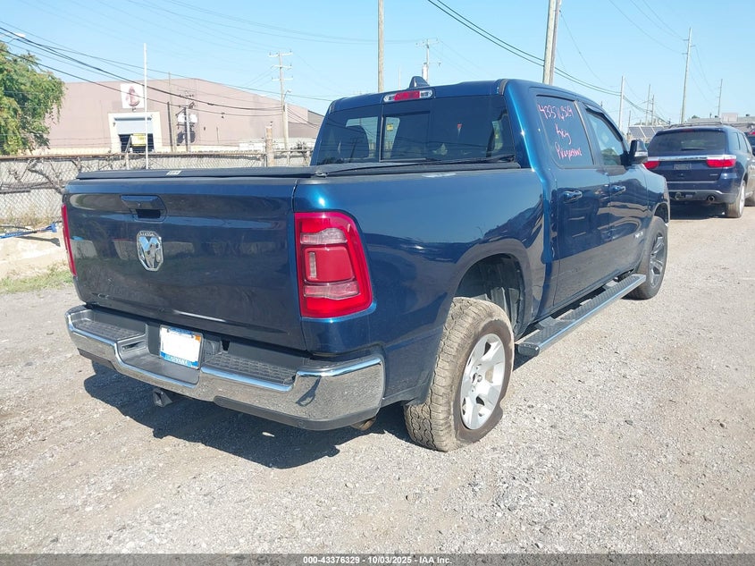 VIN 1C6RRFFGXMN766581 2021 RAM 1500 BIG HORN  4X4 "57" BOX