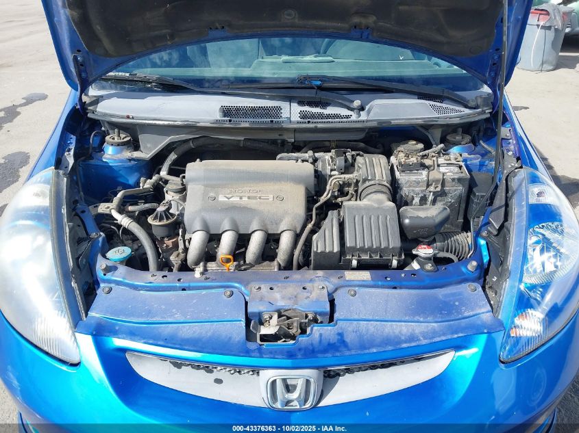 2008 Honda Fit Sport VIN: JHMGD38618S011505 Lot: 43376363