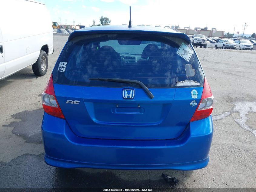 2008 Honda Fit Sport VIN: JHMGD38618S011505 Lot: 43376363