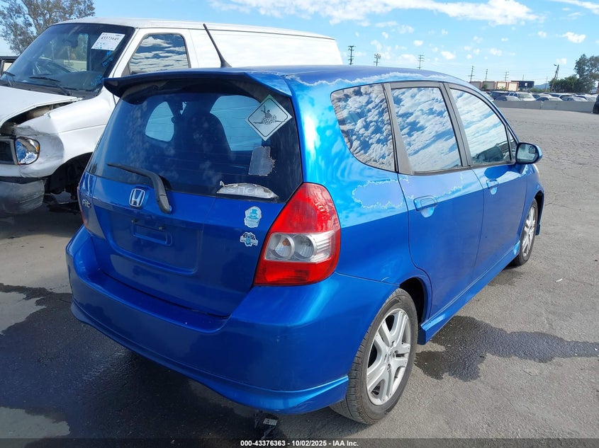 JHMGD38618S011505 2008 HONDA FIT photo no. 4