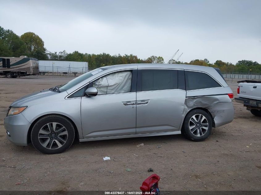 2015 Honda Odyssey Touring/Touring Elite VIN: 5FNRL5H99FB088572 Lot: 43376437