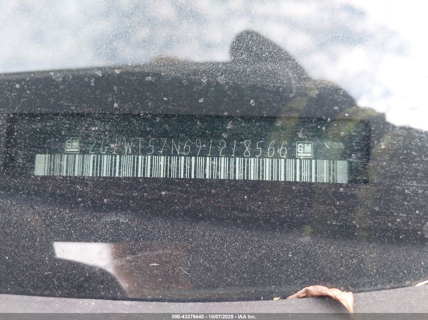 2009 Chevrolet Impala Lt VIN: 2G1WT57N691218566 Lot: 43376440