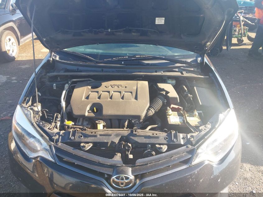 2016 Toyota Corolla Le VIN: 5YFBURHE8GP498174 Lot: 43376441