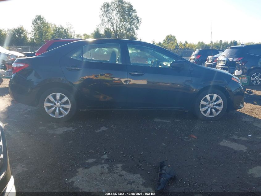 2016 Toyota Corolla Le VIN: 5YFBURHE8GP498174 Lot: 43376441