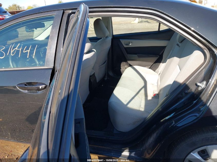 2016 Toyota Corolla Le VIN: 5YFBURHE8GP498174 Lot: 43376441