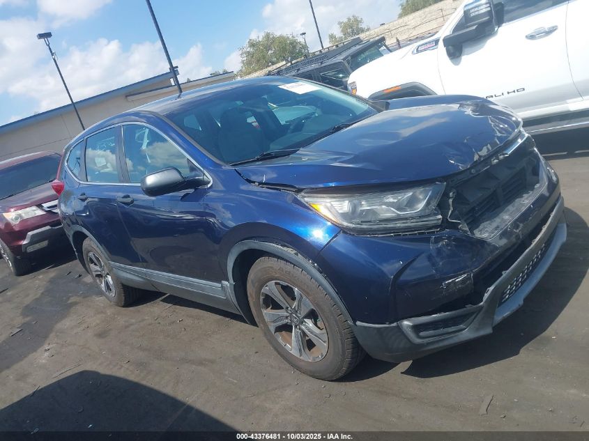 2018 Honda Cr-V Lx VIN: 2HKRW5H39JH424637 Lot: 43376481