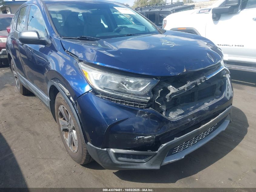 2018 Honda Cr-V Lx VIN: 2HKRW5H39JH424637 Lot: 43376481