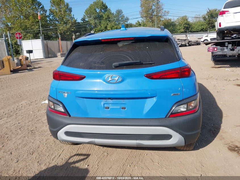 2022 HYUNDAI KONA SEL - KM8K6CAB6NU878973