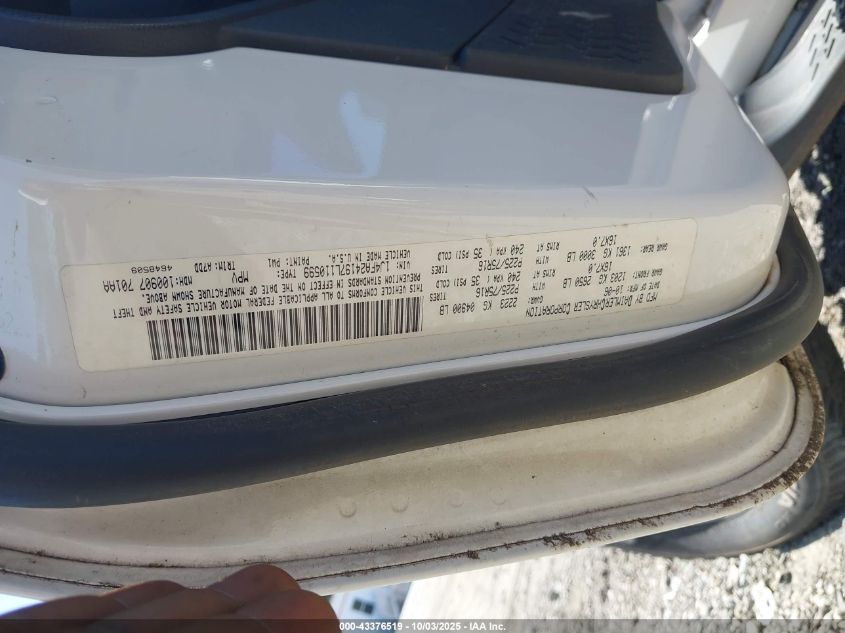 2007 Jeep Wrangler X VIN: 1J4FA24197L110599 Lot: 43376519