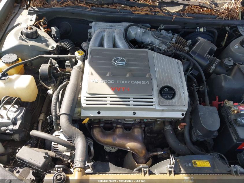 2000 Lexus Es 300 VIN: JT8BF28G9Y0278961 Lot: 43376521