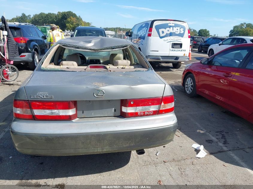 2000 Lexus Es 300 VIN: JT8BF28G9Y0278961 Lot: 43376521
