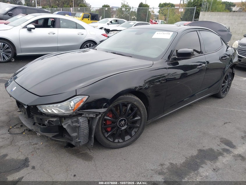 2014 Maserati Ghibli black sedan gasoline ZAM57XSA7E1097520 photo #3