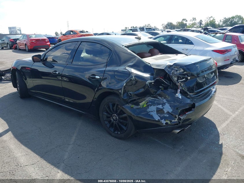 2014 Maserati Ghibli black sedan gasoline ZAM57XSA7E1097520 photo #4