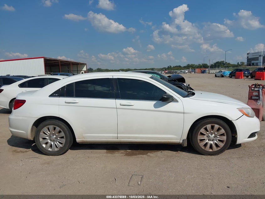 2013 Chrysler 200 Lx VIN: 1C3CCBAB1DN671688 Lot: 43376569