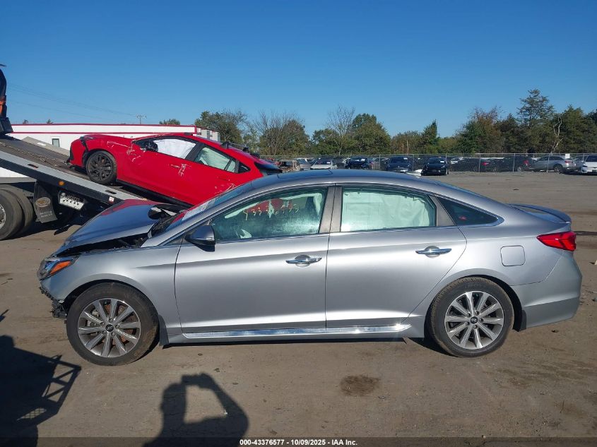 2017 Hyundai Sonata Limited VIN: 5NPE34AF2HH596024 Lot: 43376577