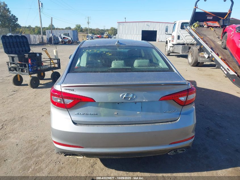 2017 Hyundai Sonata Limited VIN: 5NPE34AF2HH596024 Lot: 43376577