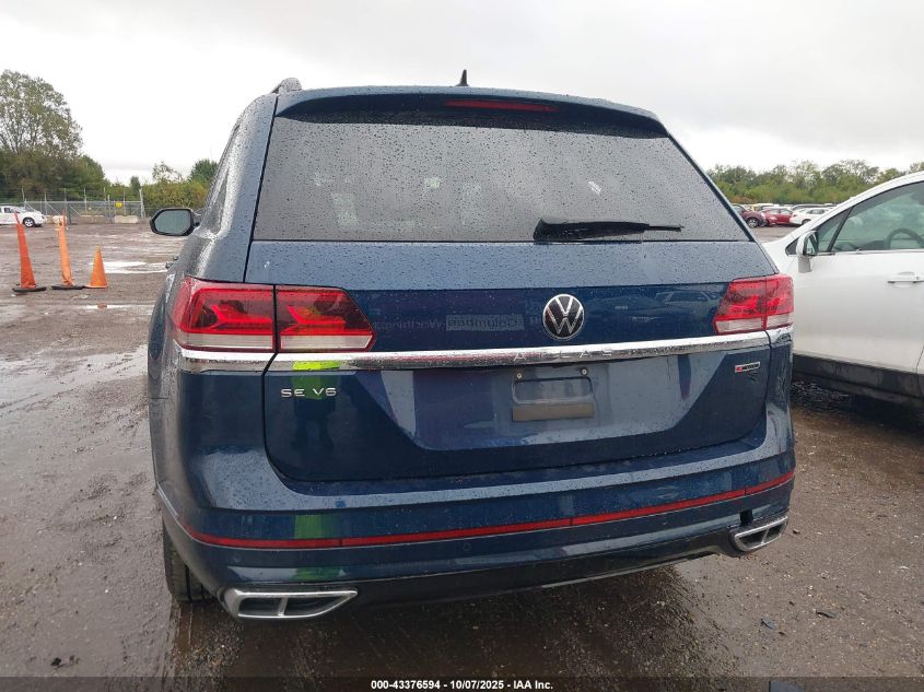 2021 Volkswagen Atlas 3.6L V6 Se W/Technology R-Line VIN: 1V2NR2CA9MC603219 Lot: 43376594