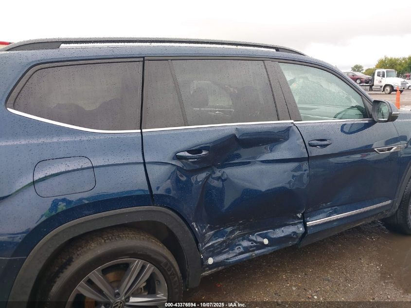 2021 Volkswagen Atlas 3.6L V6 Se W/Technology R-Line VIN: 1V2NR2CA9MC603219 Lot: 43376594