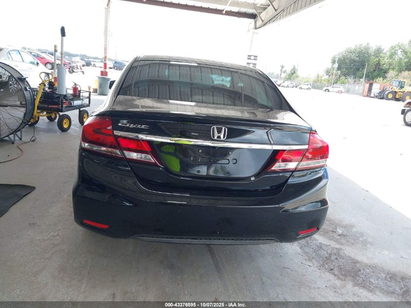 2013 Honda Civic Ex VIN: 19XFB2F82DE052031 Lot: 43376595