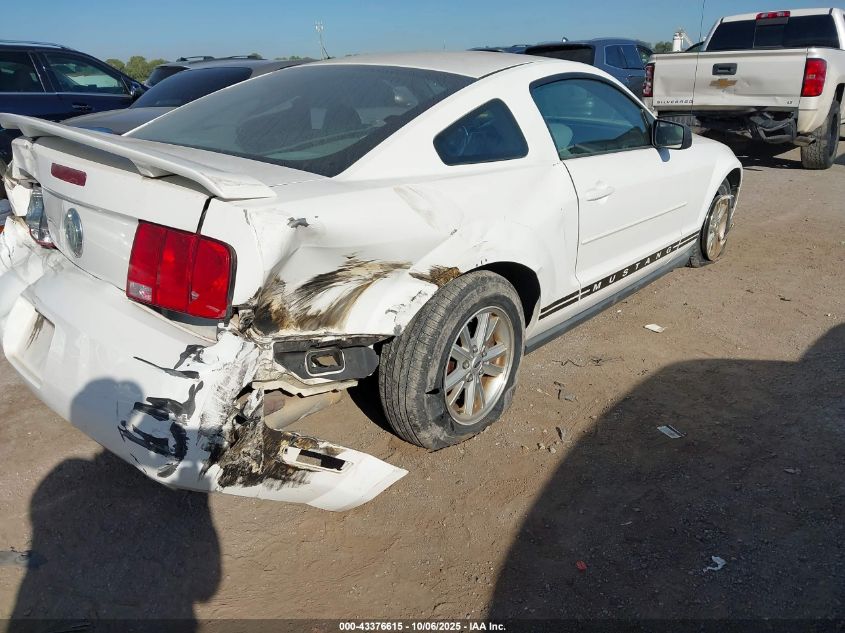 2006 Ford Mustang V6 VIN: 1ZVFT80NX65200615 Lot: 43376615