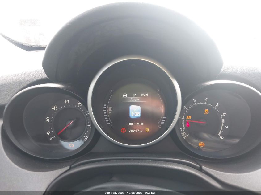 2017 Fiat 500X Trekking Fwd VIN: ZFBCFXCB0HP592636 Lot: 43376628