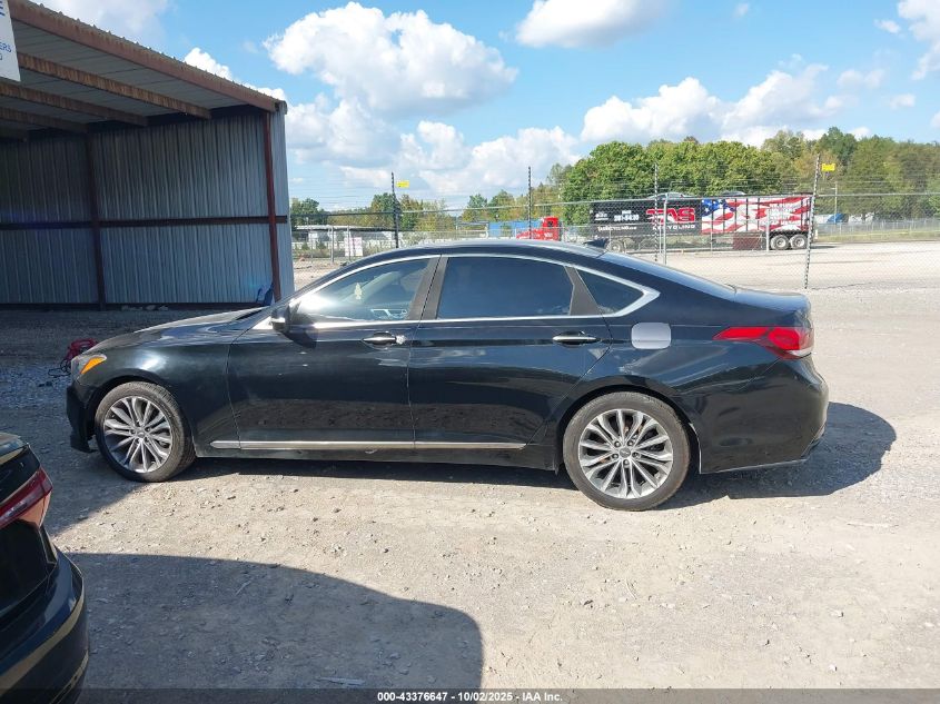 2017 Genesis G80 3.8 VIN: KMHGN4JE6HU172406 Lot: 43376647
