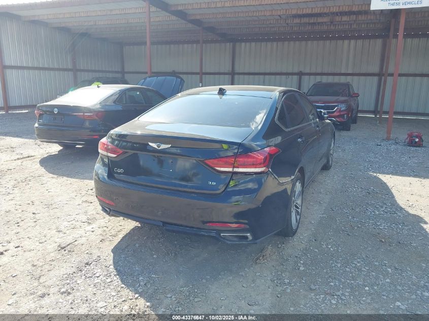 2017 Genesis G80 3.8 VIN: KMHGN4JE6HU172406 Lot: 43376647