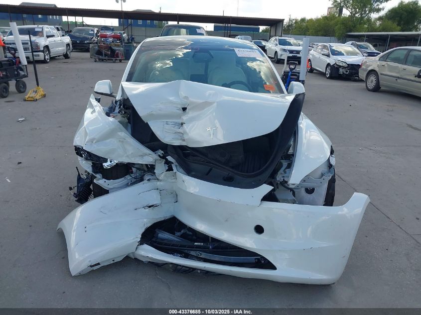 2024 Tesla Model 3 Long Range Dual Motor All-Wheel Drive/Rear-Wheel Drive VIN: 5YJ3E1EA1RF795502 Lot: 43376685