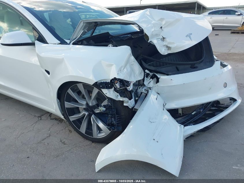 2024 Tesla Model 3 Long Range Dual Motor All-Wheel Drive/Rear-Wheel Drive VIN: 5YJ3E1EA1RF795502 Lot: 43376685