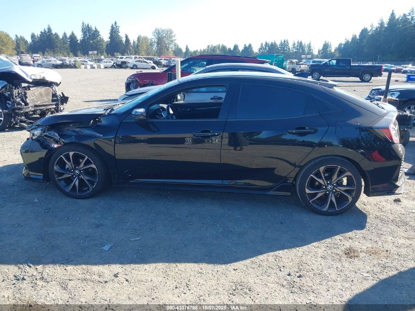 2019 Honda Civic Sport Touring VIN: SHHFK7H99KU408838 Lot: 43376708