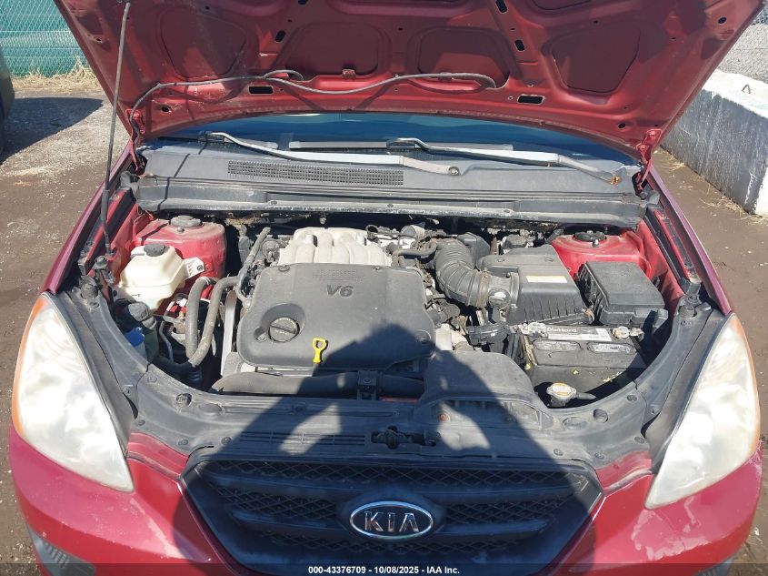 2008 Kia Rondo Lx V6 VIN: KNAFG526187186586 Lot: 43376709