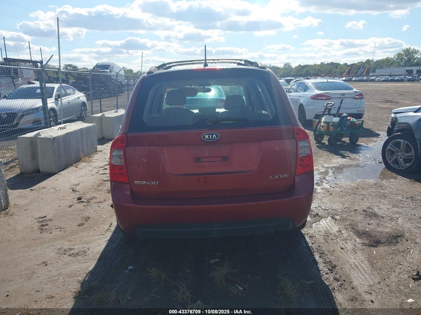 2008 Kia Rondo Lx V6 VIN: KNAFG526187186586 Lot: 43376709