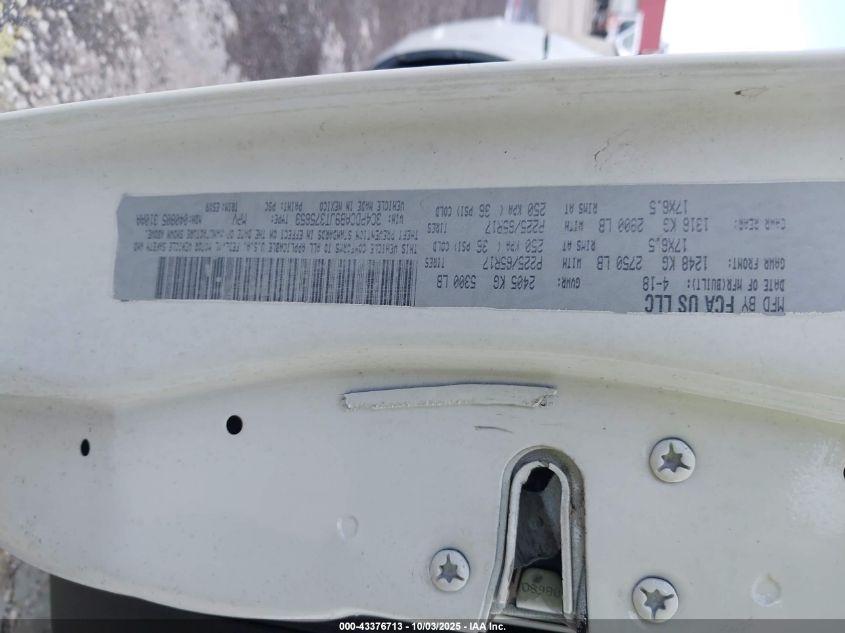 2015 Dodge Journey Sxt VIN: 3C4PDDBGXFT606731 Lot: 43376713