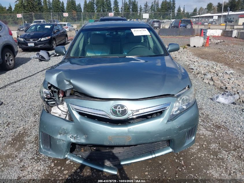 2011 Toyota Camry Hybrid VIN: 4T1BB3EK1BU135218 Lot: 43376729