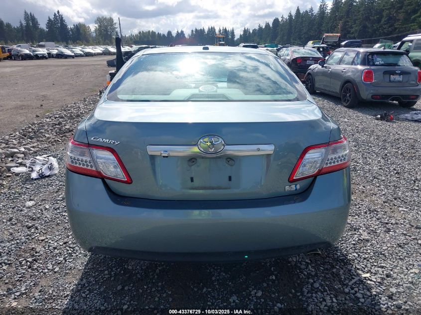 2011 Toyota Camry Hybrid VIN: 4T1BB3EK1BU135218 Lot: 43376729