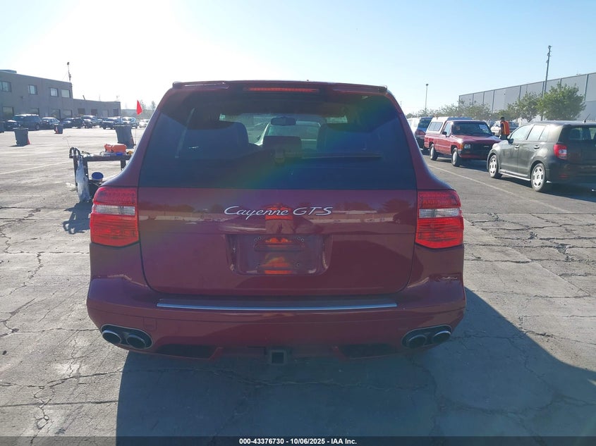 2009 Porsche Cayenne Gts VIN: WP1AD29P39LA63561 Lot: 43376730