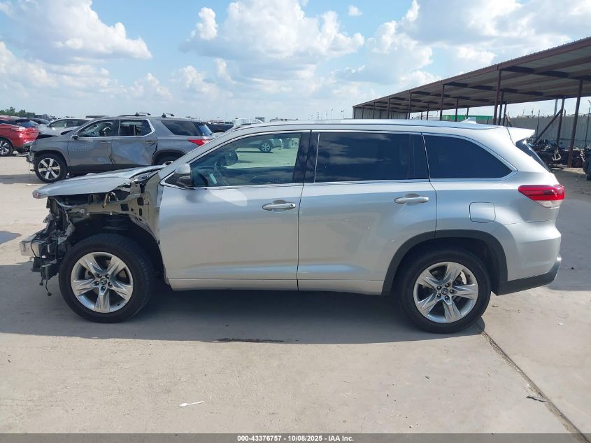 2017 Toyota Highlander Limited VIN: 5TDYZRFH9HS224869 Lot: 43376757