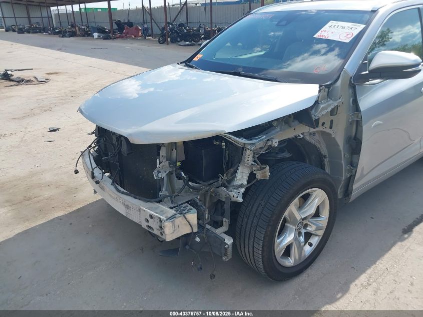 2017 Toyota Highlander Limited VIN: 5TDYZRFH9HS224869 Lot: 43376757