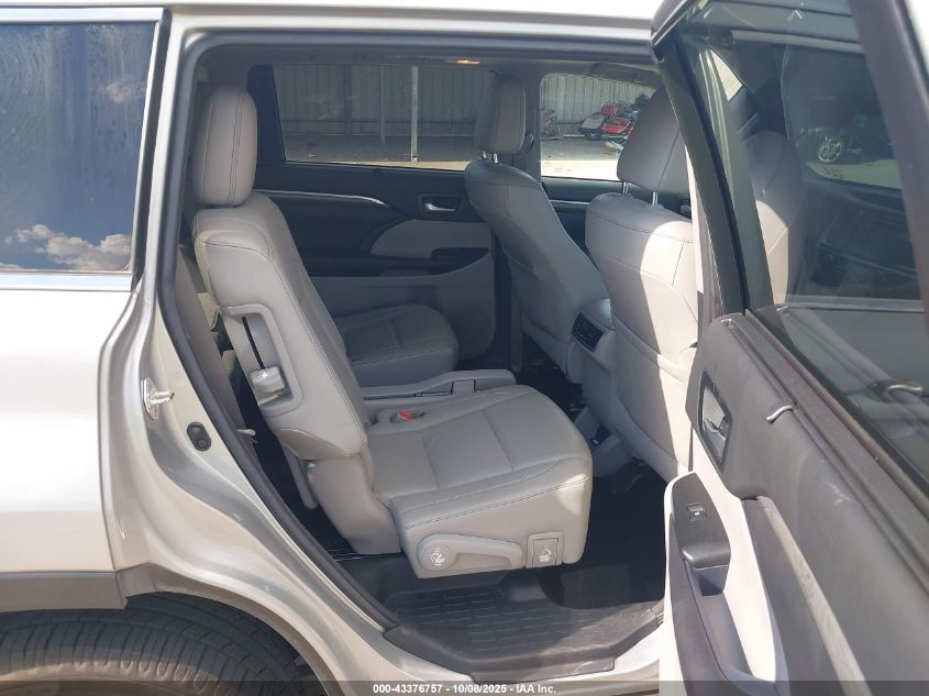 2017 Toyota Highlander Limited VIN: 5TDYZRFH9HS224869 Lot: 43376757