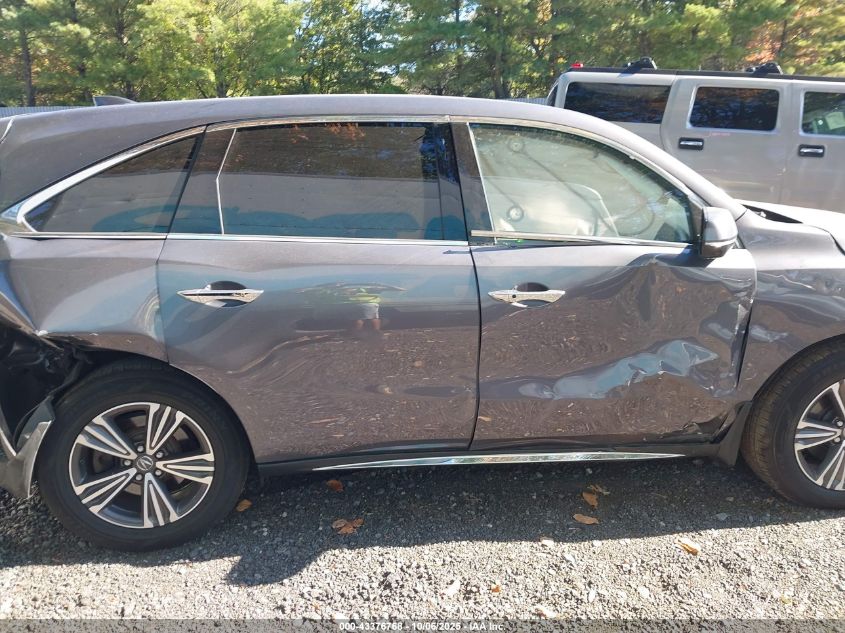 2018 Acura Mdx VIN: 5J8YD4H34JL023554 Lot: 43376768